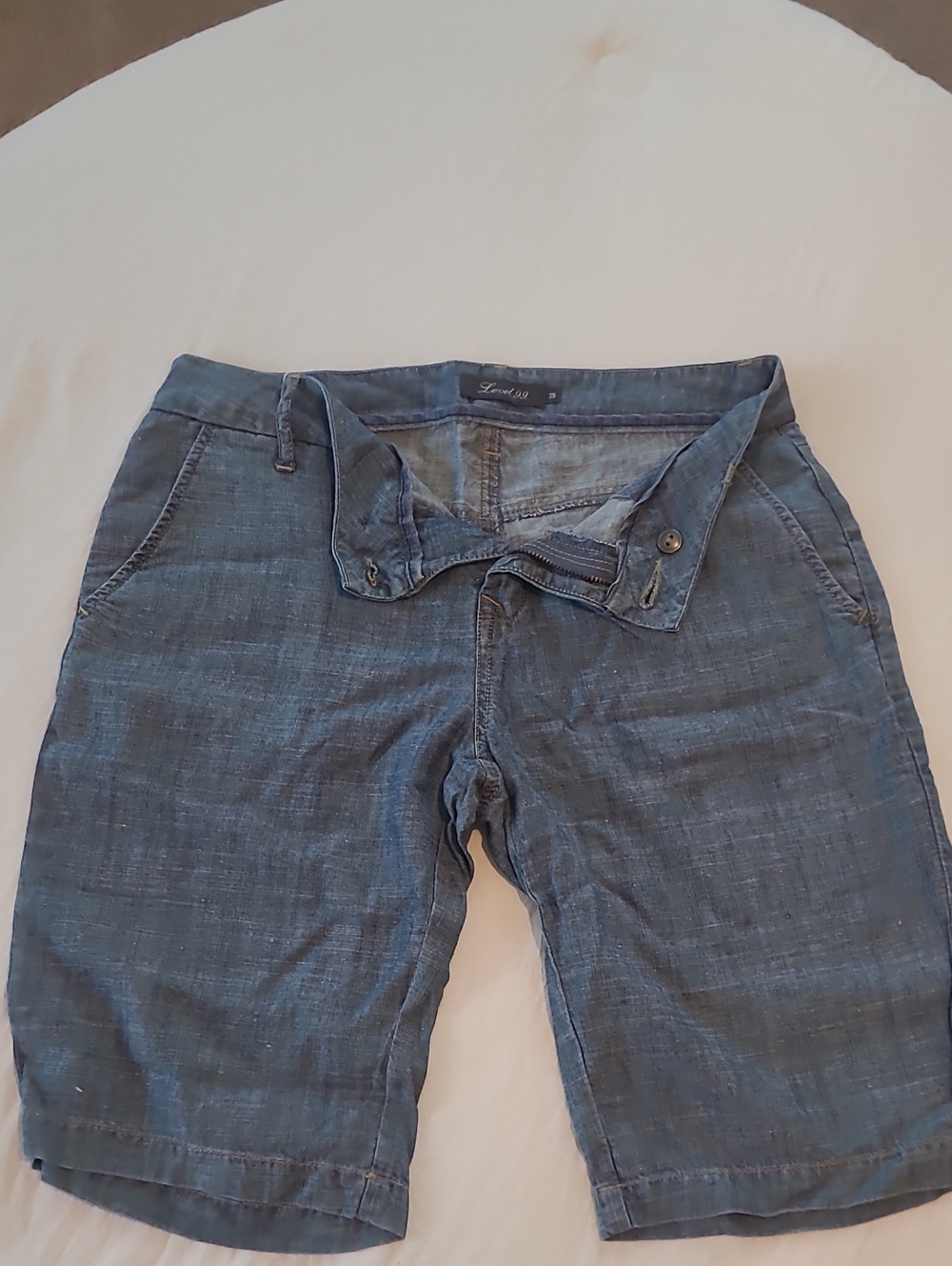 Level 99 Washed Blue Women's Denim Shorts